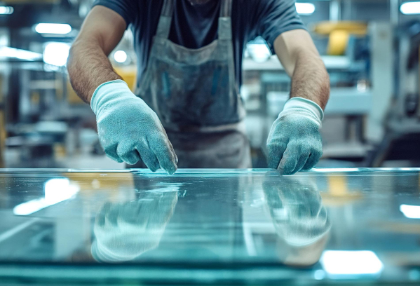 Obróbka szkła płaskiego - wykończeniowa, nadawanie właściwości użytkowych